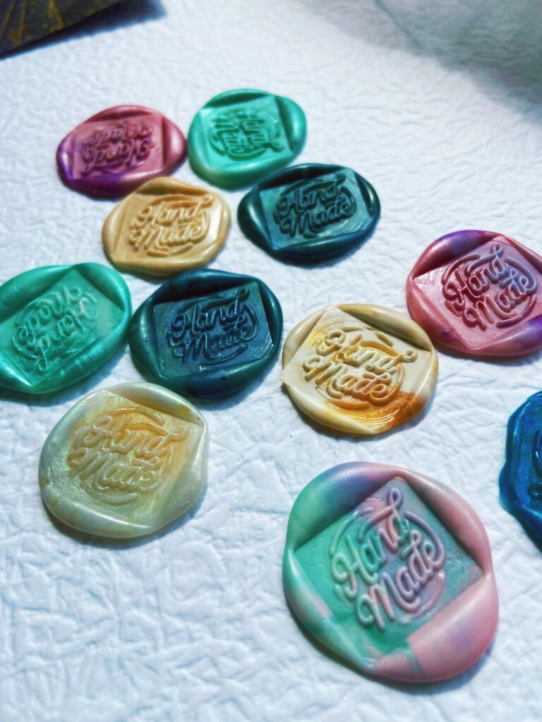 Handmade A 封蝋/シーリングスタンプsealing wax 招待状/年賀状/贈り物/手帳デコ/ラッピング