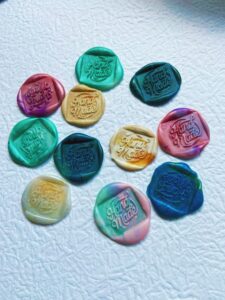 Handmade A 封蝋/シーリングスタンプsealing wax 招待状/年賀状/贈り物/手帳デコ/ラッピング