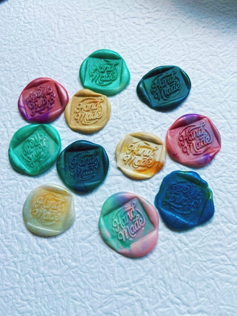 Handmade A 封蝋/シーリングスタンプsealing wax 招待状/年賀状/贈り物/手帳デコ/ラッピング