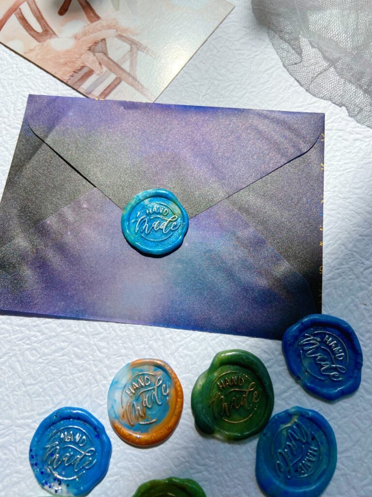 Handmade B封蝋/シーリングスタンプsealing wax 手紙/招待状/年賀状/贈り物/手帳デコ