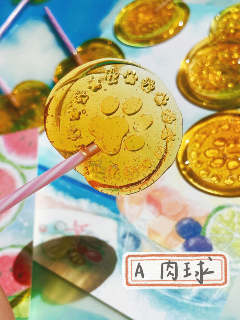 ロリポップ透明封蝋/シーリングスタンプsealing wax「5枚1セット」　手紙/招待状/年賀状/贈り物/手帳デコ