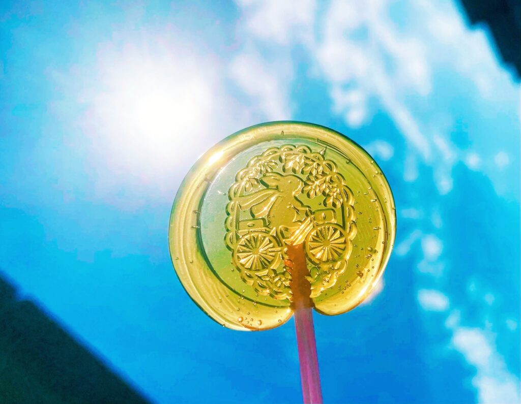 ロリポップ透明封蝋/シーリングスタンプsealing wax「5枚1セット」　手紙/招待状/年賀状/贈り物/手帳デコ