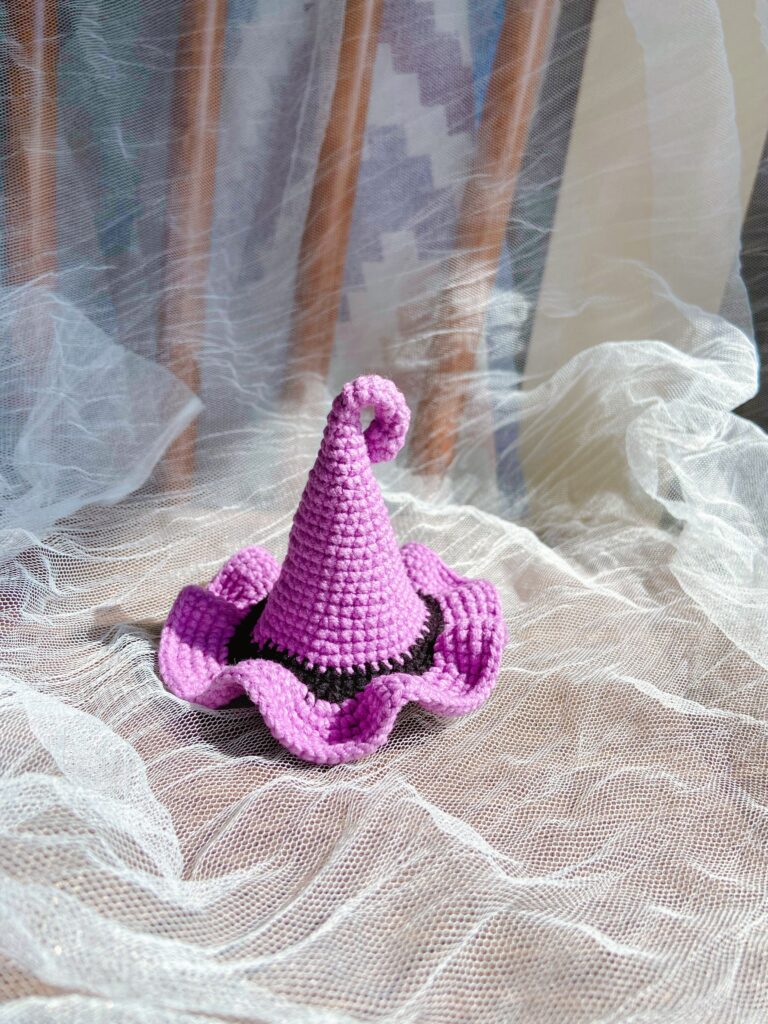 ハロウィン魔女ヘアクリップ 魔法使い とんがり帽子 魔女帽子仮装グッズ パーティーヘアアクセサリー(受注制作)