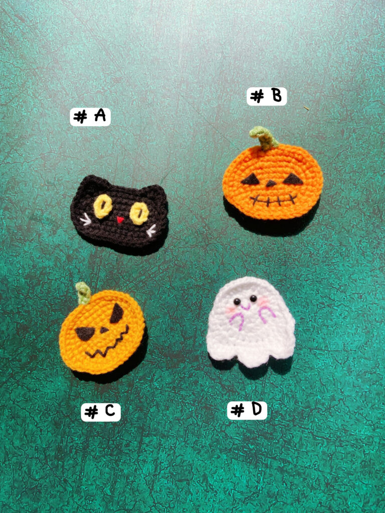 ハロウィン　アイテム　ヘアクリップ　仮装グッズ  ヘアピン　ブローチ