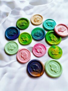 「貝殻　shell 」封蝋/シーリングスタンプ 手紙/招待状/年賀状/手帳デコ