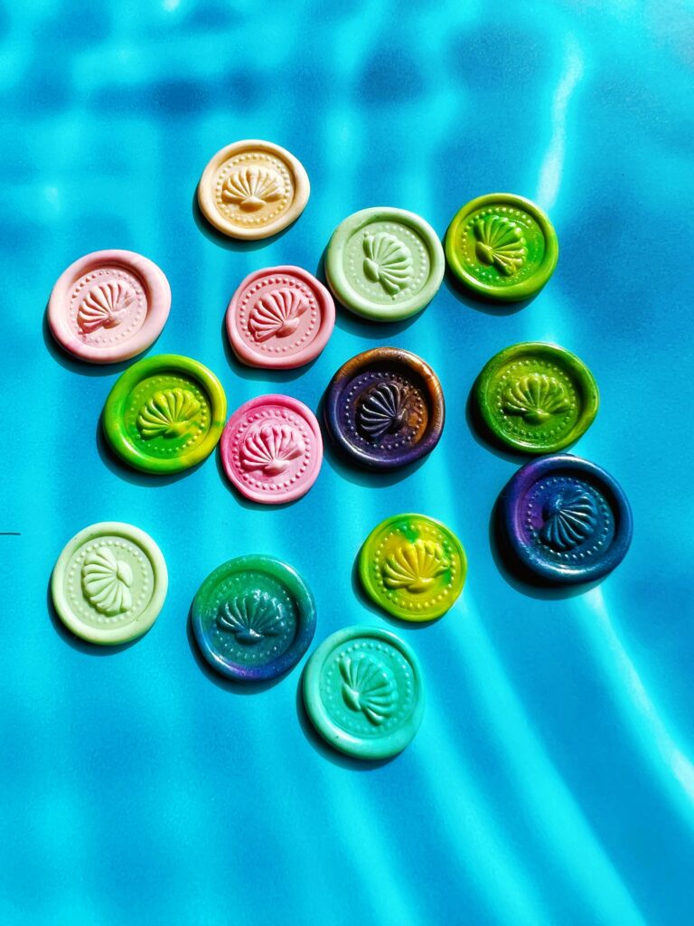 「貝殻 shell 」封蝋/シーリングスタンプ 手紙/招待状/年賀状/手帳デコ