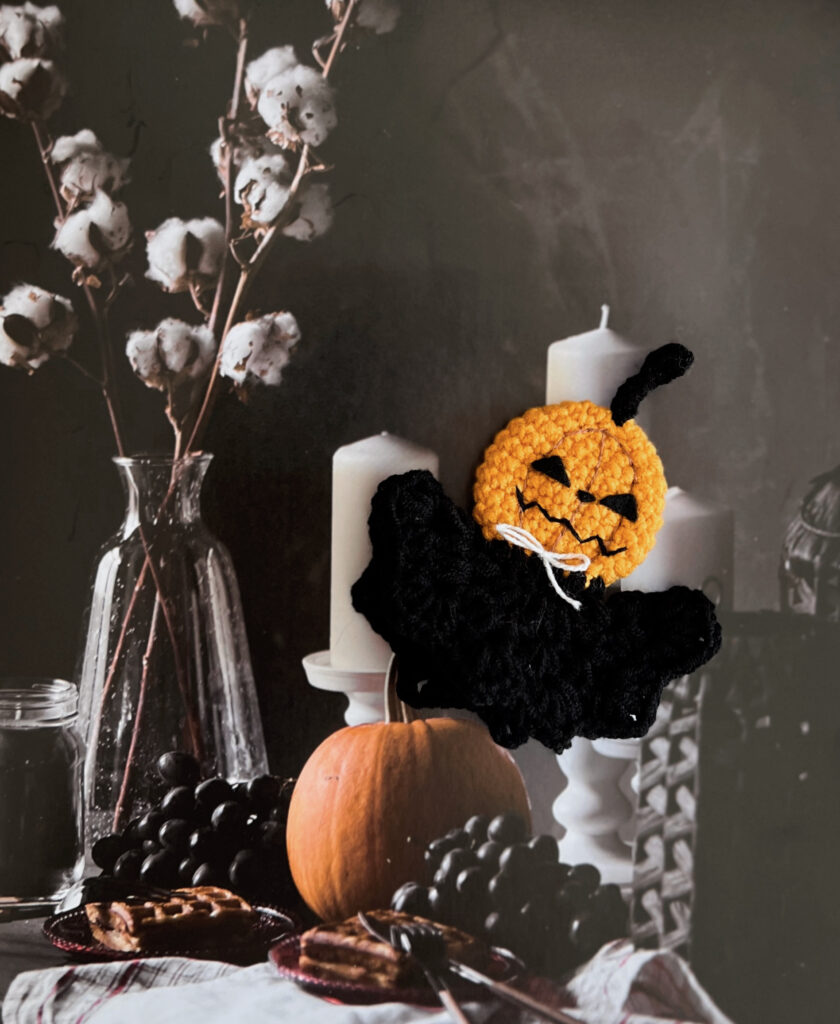ハロウィン　アイテム　ブローチ ヘアクリップ　仮装グッズ  カボチャ魔法使い　pumpkin ウイザード