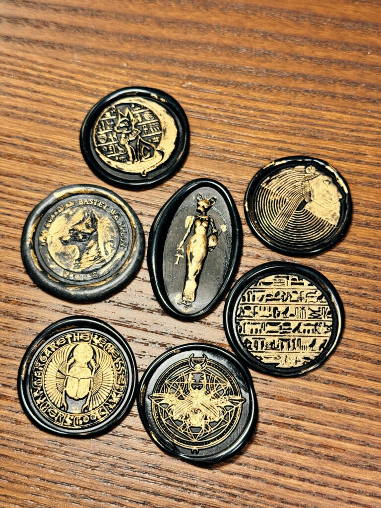 「古代エジプト」　バステト　聖スカラベ　スフィンクス神　ヒエログリフ　封蝋/シーリングスタンプ 手紙/招待状/ラッピング