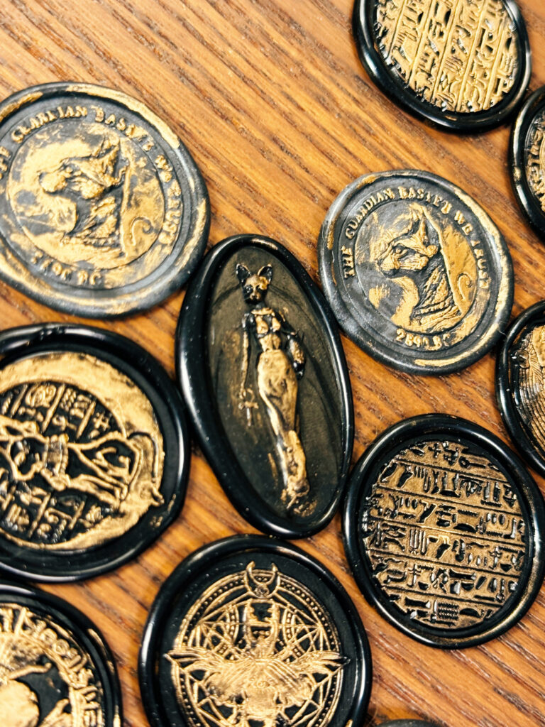 「古代エジプト」　バステト　聖スカラベ　スフィンクス神　ヒエログリフ　封蝋/シーリングスタンプ 手紙/招待状/ラッピング