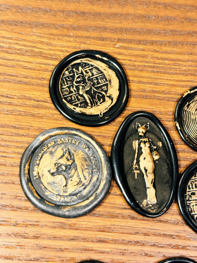 「古代エジプト」　バステト　聖スカラベ　スフィンクス神　ヒエログリフ　封蝋/シーリングスタンプ 手紙/招待状/ラッピング