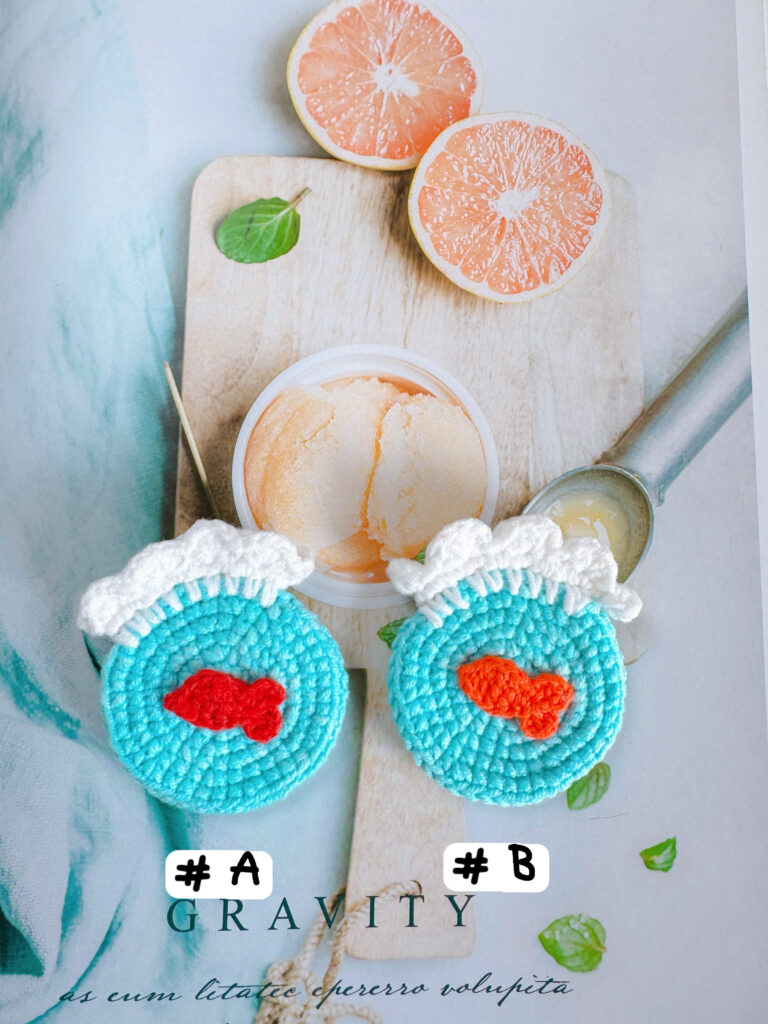 AirTagカバー/ケース　金魚鉢 涼やかな透明感 夏祭りブローチ/ストラップ/ヘアクリップ